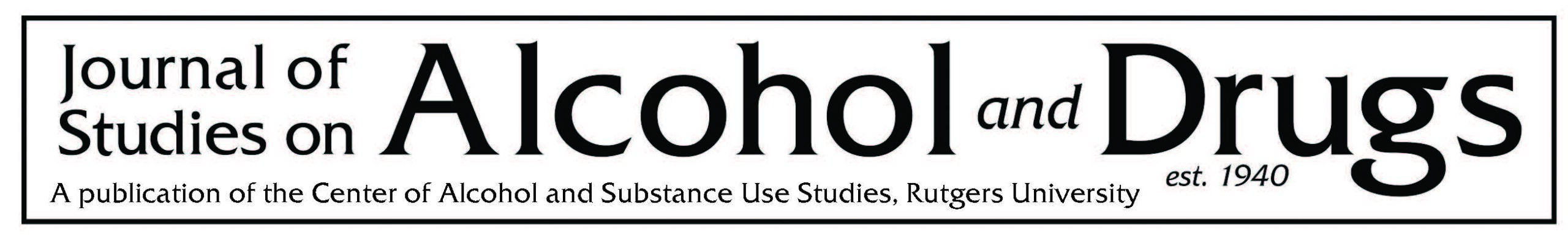 Logo for Journal of Studies on Alcohol and Drugs